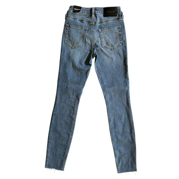 True Religion Halle High Rise Super Skinny Jeans - Size 24 - Picture 3 of 8